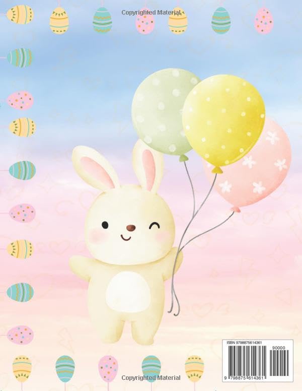 Happy Easter MIA: Personalized Easter Activity Book for Kids.: Cute and Fun Kids Easter Basket Stuffer and Gift for Toddler Boys and Girls. image 3