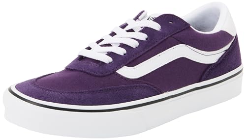 Vans Brooklyn LS, Zapatillas Mujer, 11E - Suede/Canvas Gothic Grape, 35 EU