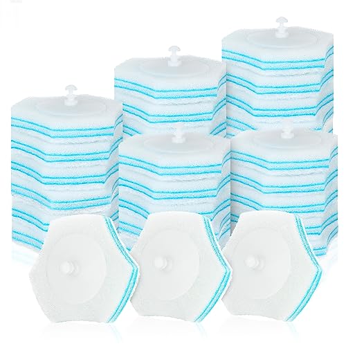 Image of squish Disposable Toilet Brush Refills 32 Count, Disposable Toilet Brush Cleaning Sponges Heads for Toilet and Bathroom Cleaning