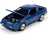 1988 Conquest TSi Bright Blue Metallic Modern Muscle Series 1/64 Diecast Model Car by Auto World 64502-AWSP187A