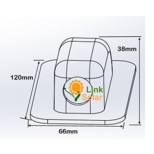 Weatherproof Abs Solar Single Cable Entry Gland,Curved Cable Connector For All Cable Types 6Mm² To 12Mm² For Rv, Campervan, Boat #TOP2
