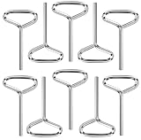 WOODGUILIN 1/8” Standard Hex Dogging Key with T Ring Full Loop, Key-Ring Style Dogging Key Set， 1/8
