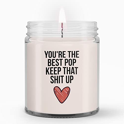 LaPomme Pop Candle, Pop Gift, Gift for Pop, Pregnancy Reveal, Pop, Pop Birthday Gift, Funny Pop Gift, Funny Pop Candle, Vanilla Candle 9oz