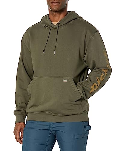 Dickies mens Water Repellent Logo Sleeve Hoodie