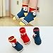 Baby Kids Boy Socks Cotton Socks Girls Socks Colorful Novelty Fashion Cotton Crew Socks for Children - 5 Pairs (5~8 Years Old)