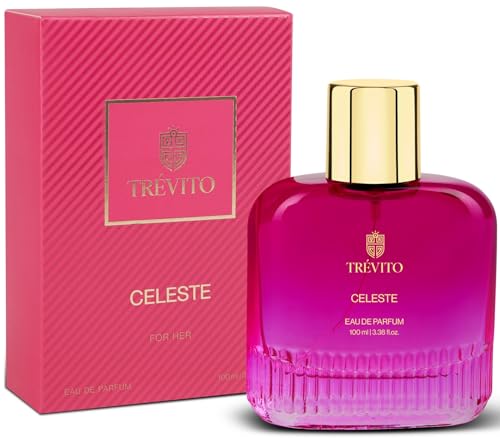 Image of TREVITO Celeste Luxury Perfume for Women 100ml | Premium Long Lasting Eau de Parfum | Oriental Chypre Fragrance | Skin Friendly Perfume | Daily Wear Scent for Office, Travel & Casual Use