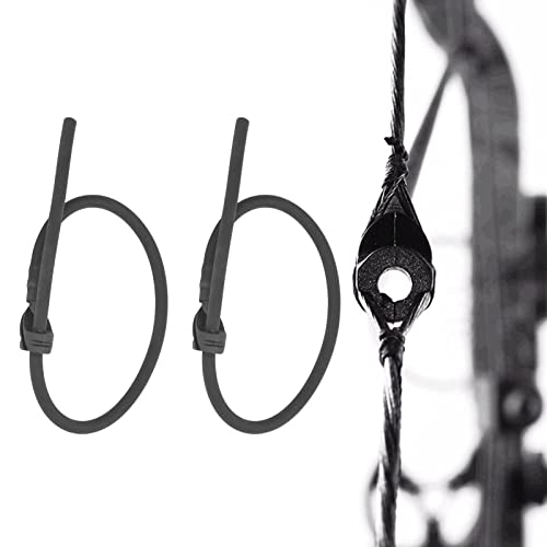 2 Peças de Tubo de Borracha para Corda Com Olho Mágico, Acessórios de Mira para Arco Composto