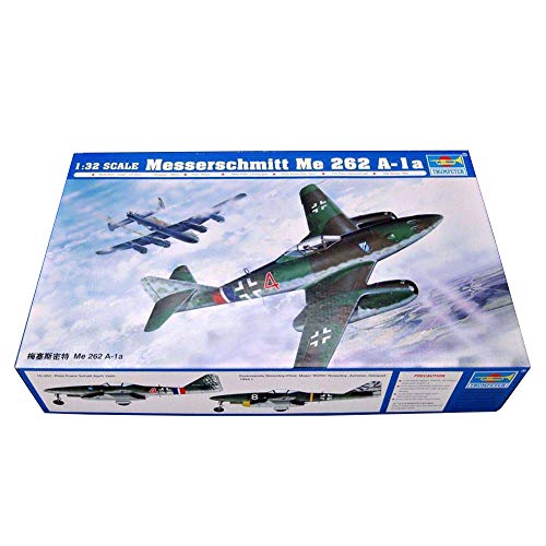 Maquette Trumpeter 02235 Messerschmitt ME 262 A/1 A à l'échelle pour modélistes passionnés
