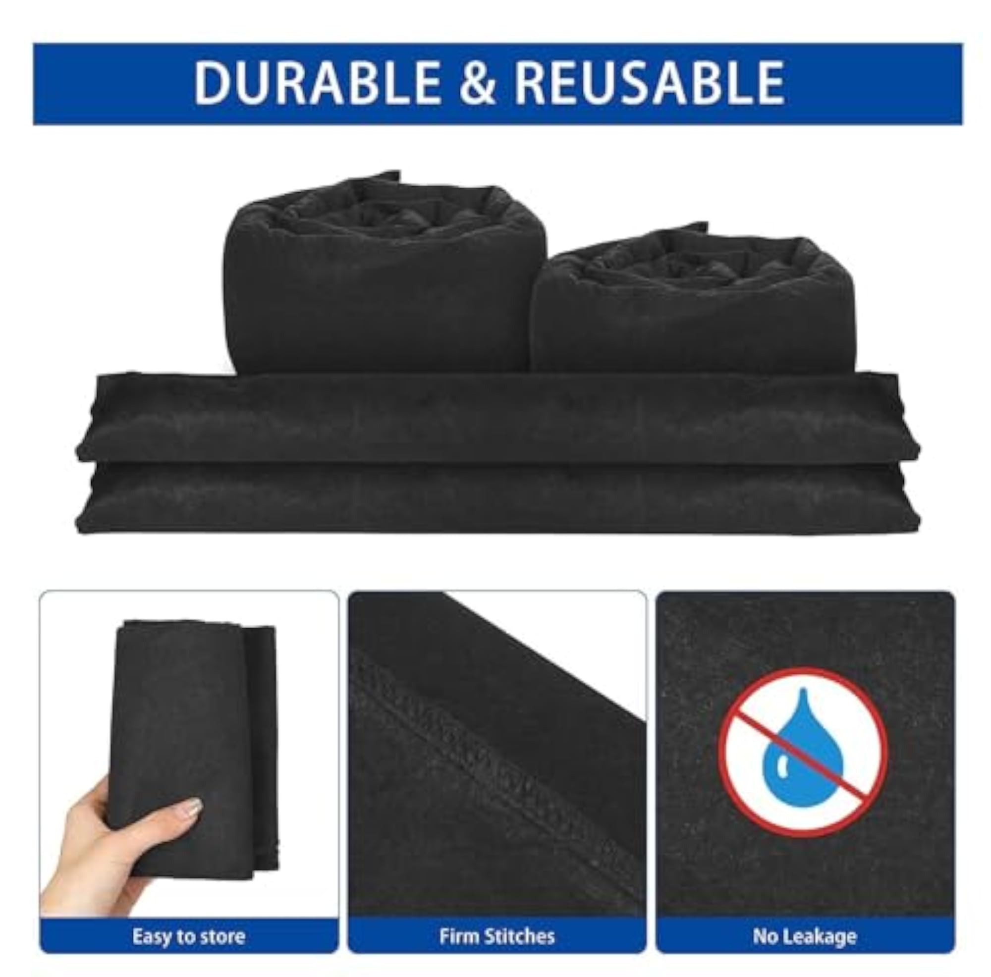 Emergency Flood Control Bags & Barriers, Pack of 2