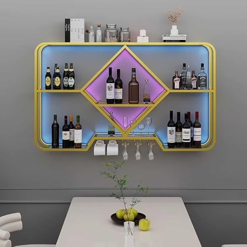 Support de verre à vin suspendu haut de gamme style industriel chic