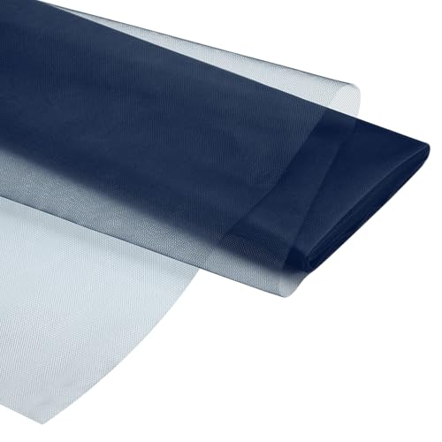 Tulle Bleu Marine pour Décoration de Mariage et Table de Fête Élégante