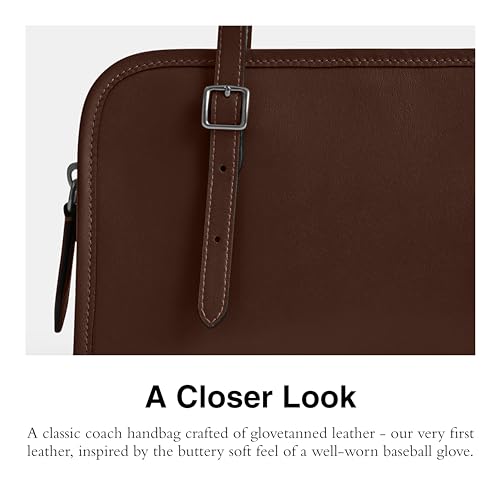 Image of COACH Swing Zip Bag with Grommets