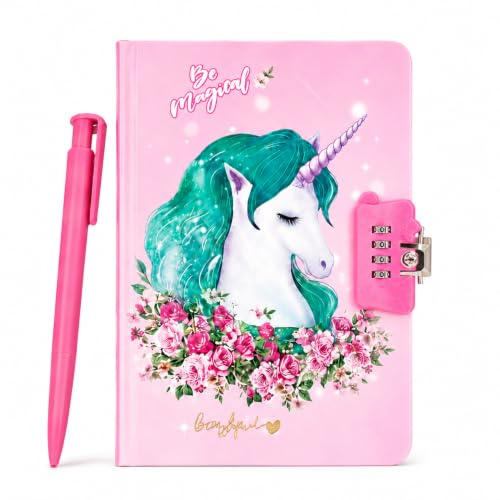 Image of Toy Imagine Unicorn Password Diary for Girls & Boys with Pen | Kids Notebook Diary for Writing & Drawing | Birthday Return Gift | Lock Diary | 80 Pages (Assorted)