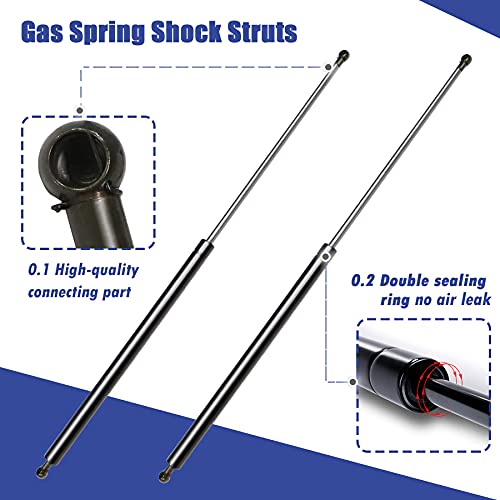 28 Inch 200Lbs/890N Universal Gas Spring Shock Struts Lift Supports For Lid Stay Prop Rv Bed Cabinet Replacement For Heavy Duty Trailer Cap Tonneau Cover #TOP3