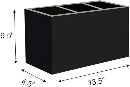 Miniatura 3 de Wuudy Soporte para utensilios, soporte para utensilios de cocina para encimera, organizador de utensilios de cocina de acrílico, con asas, para