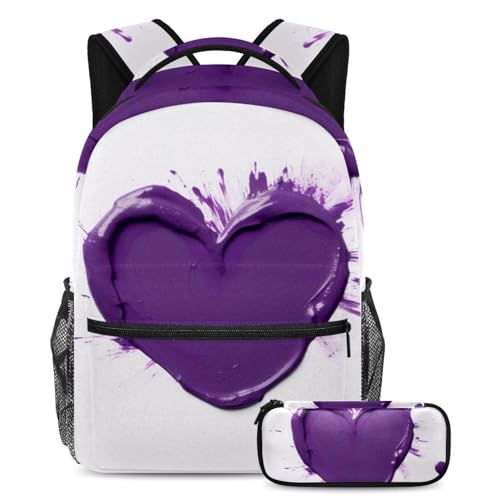 Ensemble 2 sacs d'école avec trousse pour soulager le dos des enfants et ados