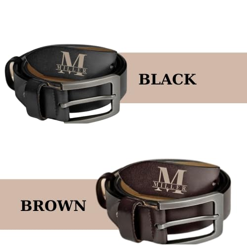 Generic Congrats On Being My Husband You Lucky Bastard Leather Belt, Custom Name Leather Belt for Men, Personalized Wide Black/Brown Leather Belts, Dear Husband Belt on Anniversity, Fathers day3