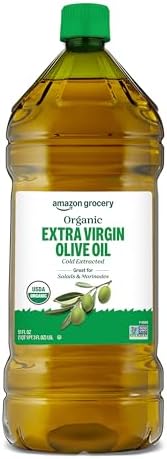 Amazon Grocery, Organic Extra Virgin Olive Oil, 51 Fl Oz
