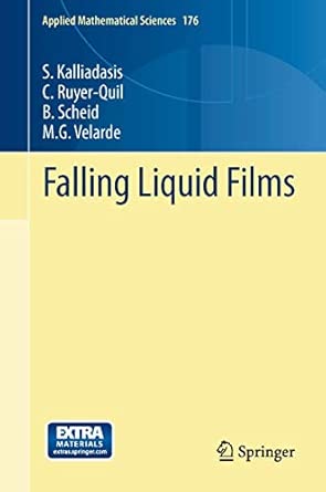 Falling Liquid Films: 176 2012th Edition book cover