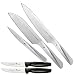 Produktbild Chroma Messer Set 3-teilig Starter Type 301 P-529 plus 2 x SCHARFsinnig Pizza- und Steakmesser ultra-sägescharf