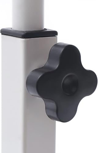 Miniatura 5 de Mesa auxiliar con ruedas para laptop, altura ajustable, mesa auxiliar de sofá en forma de C, bandeja de café, mesa de sofá móvil con ruedas para