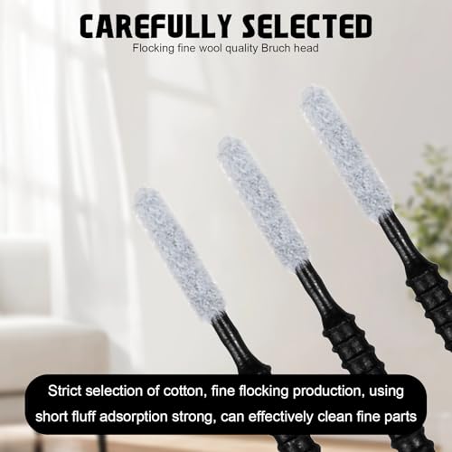 Dimeho 200 Stück Einweg-Lippenpinsel Make Up Lippenstift Pinsel Mikro Pinsels Lippenstift Stab Applikator Lipgloss Concealer Pinsels Lippenapplikator Werkzeug für Wimperntusche-Applikatoren