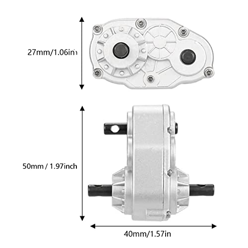VGEBY RC Transfer Case, Metal RC Crawler Transfer Gearbox for SCX10 / Gelande II D90 1/10 RC Crawler Car, VGEBYHW3T9BGQU2 - Image 3