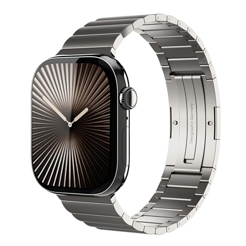 Bracelet Apple Watch acier inoxydable 316L VONMÄHLEN avec outil réglable maillons