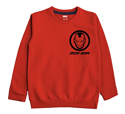 Image of minicult Spiderman Regular Fit Character Printed Full Sleeve Sweatshirt for Boys and Girls(Pack of 1)(15-16 Years)