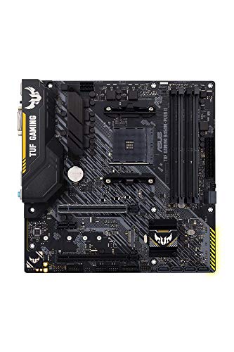 Asus TUF Gaming B450M-Plus II Mainboard Sockel AM4 (mATX, AMD Ryzen, DDR4-Speicher, M.2, USB 3.1 Gen1+ Gen2, Aura Sync, Ai Noise Cancelling Mikrofon)