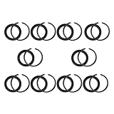 10 Sets 3/8 Zoll Vierkantantrieb Schlagschrauber Haltering Clips mit O-Ring kompatibel mit Milwaukee-Typ & 3/8 Zoll Standard-Schlagschraubern, ideal für pneumatische/elektrische Werkzeuge