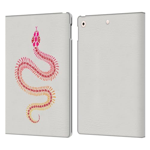 Étui portefeuille Cat Coquillette Squelette de Serpent pour iPad 10.2
