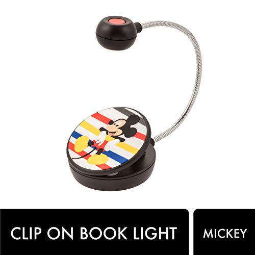 WITHit Disney Clip On Book Light– Mickey –LED Reading Light, Reduced Glare, Portable