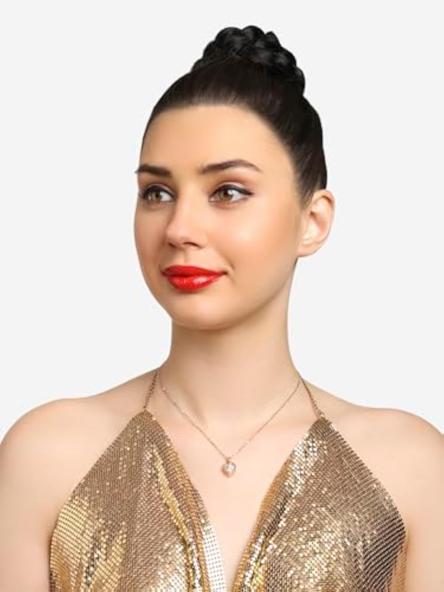 Contemporary Heart CZ Pendant & Chain-ZPFK16912