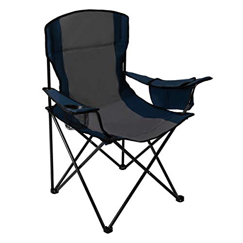 Pacific Pass Full Back Quad Chair for Outdoor and Camping with Cooler