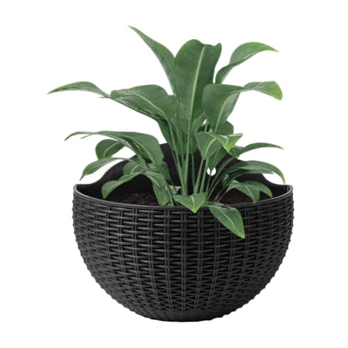 Maceta para pared sin espacio en el suelo: contenedor vertical con ganchos para patios 5