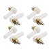 Aexit 8Pcs RC Electrical equipment Car Spare Parts Rod Ends Standoff Brass Ball Link 2x2x16mm White