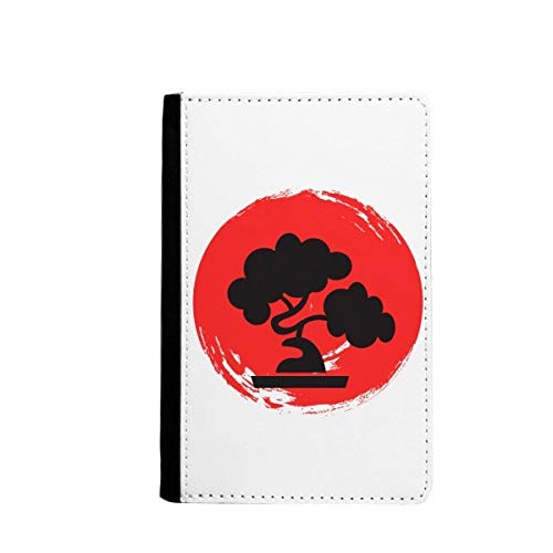 Étui portefeuille de voyage motif Japon pinceau abstrait pour organiser vos documents