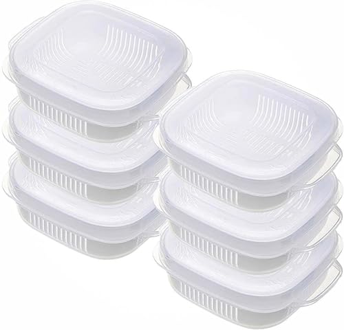 6個入り冷凍ご飯専用容器 冷凍ご飯 容器冷凍保存容器 ご飯れいとう容器 密閉 積み重ね可能 美味しく冷凍 生鮮食品 野菜/果物/ベリー/サラダ/レタス 加熱可能