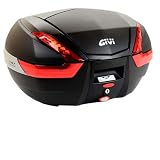 Givi Kit baúl v47nn compatible con moto honda cb 1300 s 2003 2004 2005 2006 2007 2008 2009 mototopgun