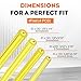 Hipa 4 Size Gas Fuel Line Hose Tubing 4 ft. Each for Small Engine Chainsaw Lawn Mower String Trimmer WeedEater Blower Model Parts I.D x O.D 1/8