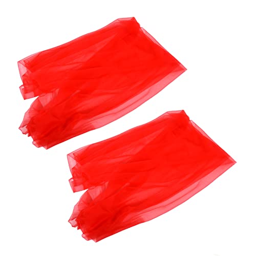 Decorações de chá de casamento, faça você mesmo tecido de tule estilo elegante cores brilhantes com