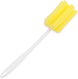 TECHPO Brush Feeding Cleaner Sponge Bottle Brush Cleaning Tool for Wineglass Bottle Coffe Glass Cup