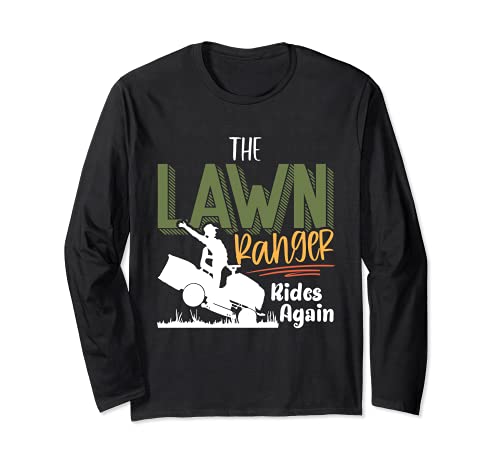 The Lawn Ranger Rides Again - Mower Mowing - Lawn Caretaker Manga Larga