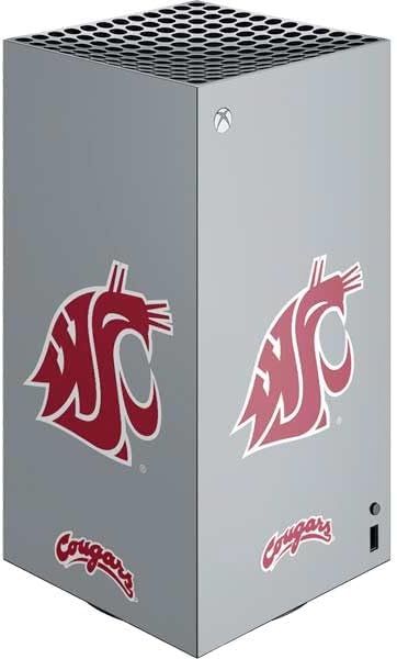 Skinit Decal Gaming Skin Compatible with Xbox Series X Digital Edition Console - Officially Licensed Washington State University WSU Cougars Design