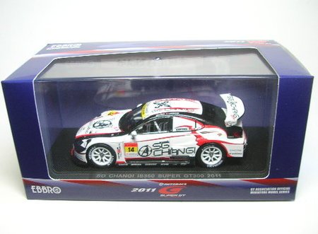 ミニカー EBBRO SC CHANGI IS350 SUPER GT300 2011 Amazon.co.jp: EBRRO 1/43 SUPER GT300 SG CHANGI IS350 2011 完成品