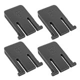 VOANZO 4-teiliges Tastatur-Stützfuß-Set, Ersatz-Ständerbeine für K200, K260, K270, K275, MK200, MK260, MK270, MK275, Tastaturen (schwarz)
