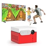 PAGEPINMU KINHANK MotionX Consola de Juegos para Niños y Familia – Consola Interactiva con Sensor de Movimiento IA, Sin Mando, Actualizaciones Mensuales, Juegos en Casa, Fiestas y Playdates