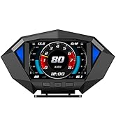 Amazon.co.jp: wiiyiiヘッドアップディスプレイカーHUD P1、OBD + GPS