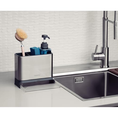 Organizador de Pia Tramontina Plurale em Plástico e Aço Inox